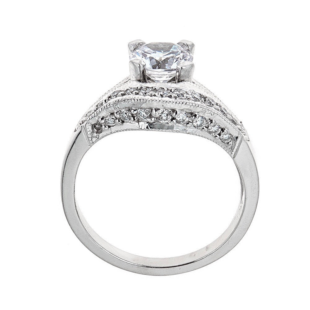 Tacori Pav√© Monogram Ring SR194YSB SS Waco